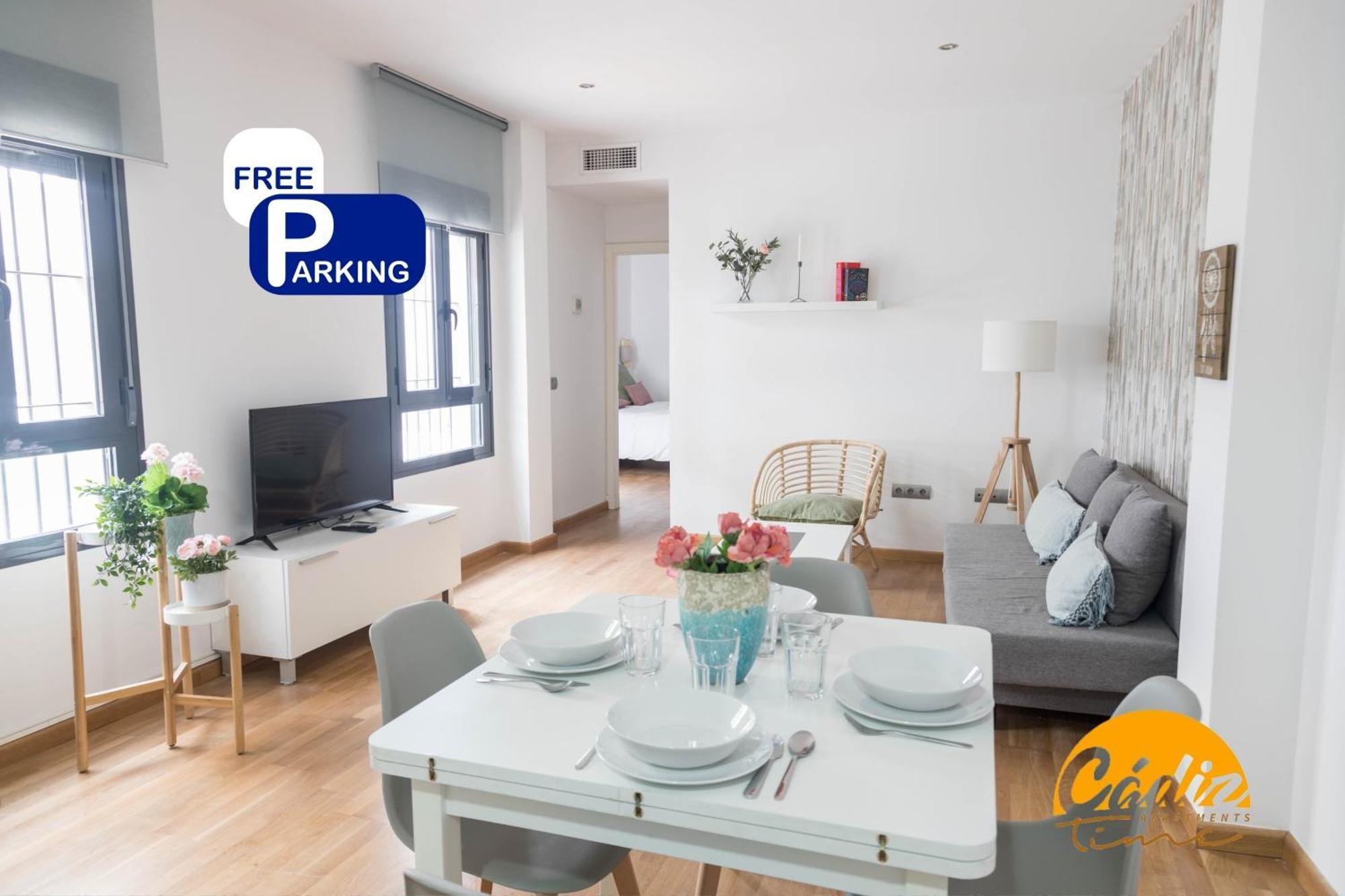 Apartamento Caleta - Free Parking By Cadiz Time Exteriör bild